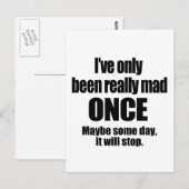 Mad Once Briefkaart (Voorkant / Achterkant)