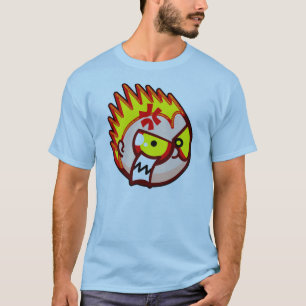 MAD op voorzijde en FRENZIED-geesten op achterzijd T-shirt