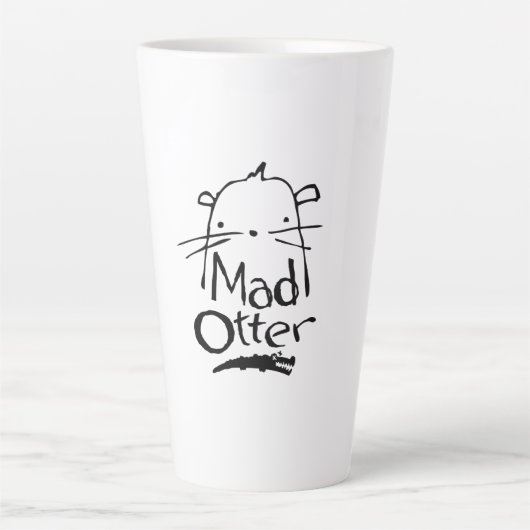 Mad Otter Latte Mok (Voorkant)