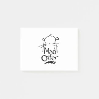 Mad Otter Logo Dark Post-it® Notes