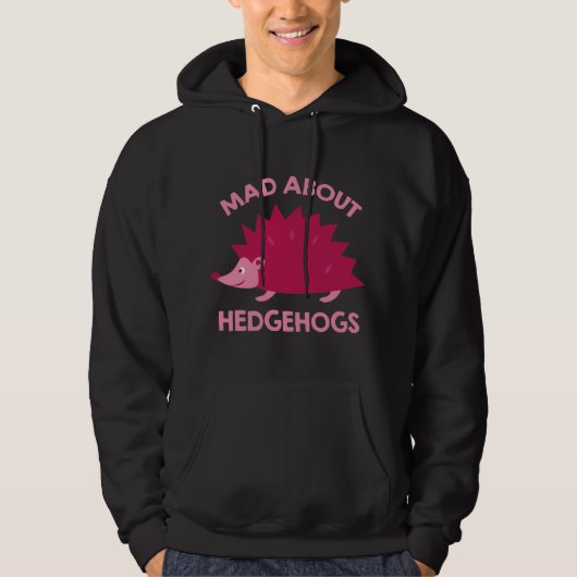 Mad over egel hoodie (Voorkant)