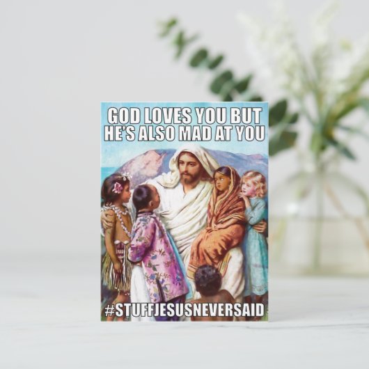 Mad Over jou (SJNS) Briefkaart (Staand voorkant)