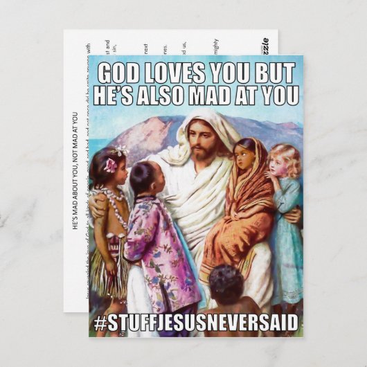 Mad Over jou (SJNS) Briefkaart (Voorkant / Achterkant)