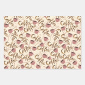 Mad over koffie inpakpapier vel (Voorkant 3)