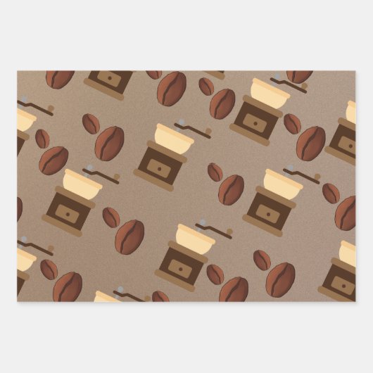 Mad over koffie inpakpapier vel (Voorkant 2)