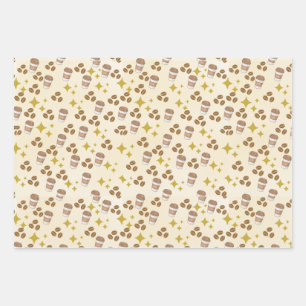 Mad over koffie inpakpapier vel