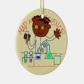 "MAD OVER WETENSCHAP!" KERAMISCH ORNAMENT (Rechts)