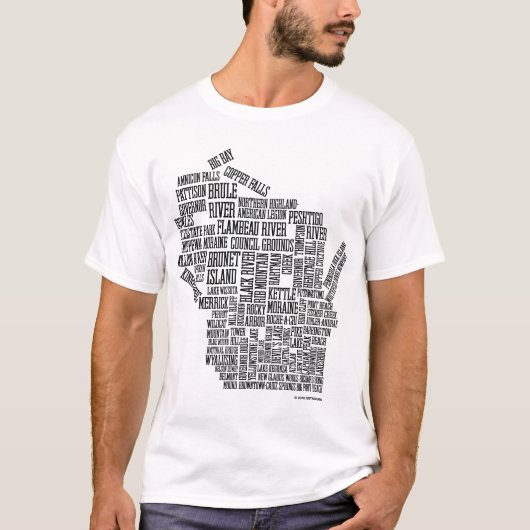 MAD OVER Wisconsin State Parks T-shirt (Voorkant)