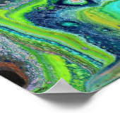 Mad Passion 1 Wild Stripes Abstract Poster Print (Hoek)