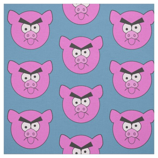 Mad Pig aangepaste kleurenstructuur Stof (Swatch)