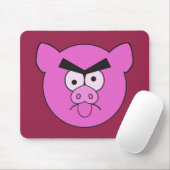 Mad Pig aangepaste mousepad Muismat (Met muis)