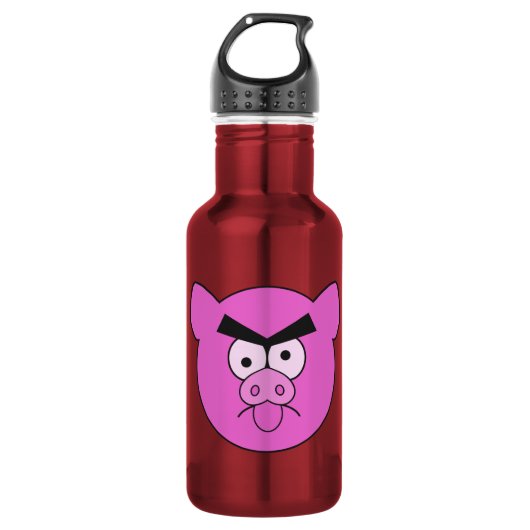 Mad Pig - kies kleur Waterfles (Voorkant)