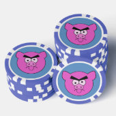 Mad Pig poker chips (Opstapeling)
