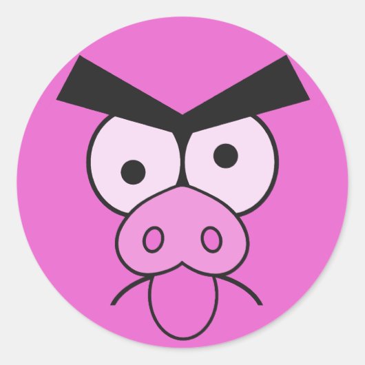 Mad Pig stickers (Voorkant)