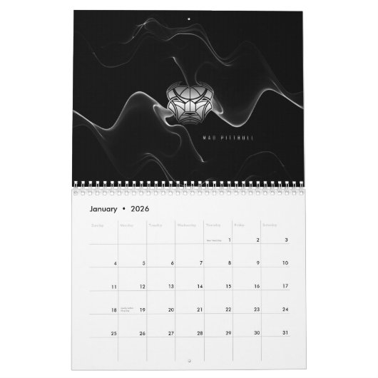 MAD PITBULL KALENDER (Jan 2026)