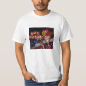 MAD Poker Brandweerman Mannen Shirt (Voorkant)
