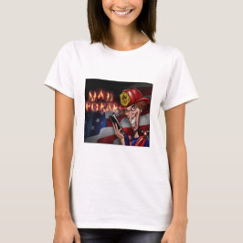 MAD Poker Brandweerman Pazzo T-shirt voor dames