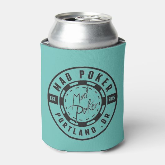 MAD Poker Bullet Logo Koozie (Blikje Voorkant)