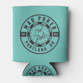 MAD Poker Bullet Logo Koozie (Voorkant)