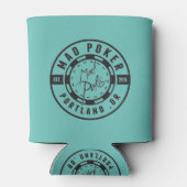 MAD Poker Bullet Logo Koozie (Achterkant)