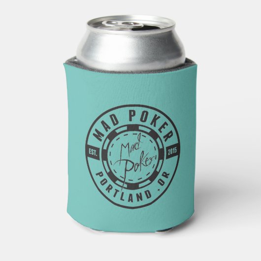 MAD Poker Bullet Logo Koozie (Blikje Achterkant)