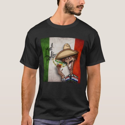 MAD Poker Cinco de Mayo Mannen Shirt (Voorkant)
