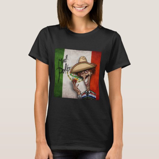 MAD Poker Cinco de Mayo T-shirt voor dames (Voorkant)