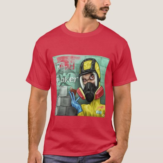 MAD Poker Covid Mannen Shirt (Voorkant)