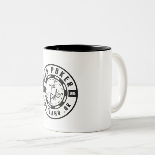 MAD Poker Logo Koffie Mok (Voorkant rechts)