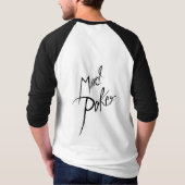 MAD Poker Zombie Pazzo Baseball T-Shirt (Achterkant)