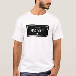 MAD Poker Zwarte Nummerplaat Shirt