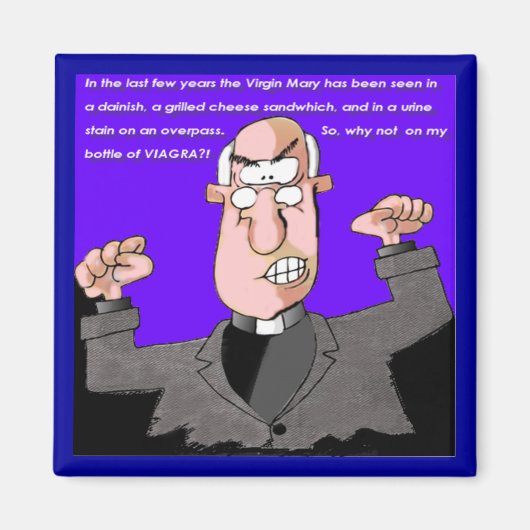 Mad preacher en Viagra Magneet (Voorkant)