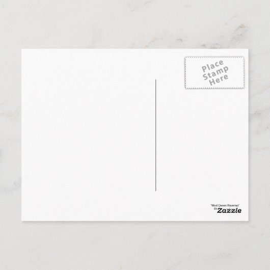 Mad Queen briefkaart (Achterkant)