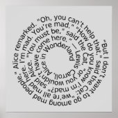 Mad quote poster muurkunst (Voorkant)