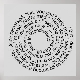 Mad quote poster muurkunst