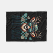 Mad Retro Love For My Mama Camo Deer Hunting Valen Fleece Deken (Voorkant (Horizontaal))