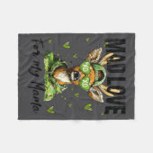 Mad Retro Love For My Mama Deer Hunting Boys Valen Fleece Deken (Voorkant (Horizontaal))