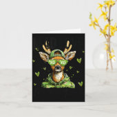 Mad Retro Love For My Mama Deer Hunting Boys Valen Kaart (Gele Bloem)