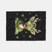 Mad Retro Love For My Mama Deer Hunting Happy Vale Fleece Deken (Voorkant (Horizontaal))