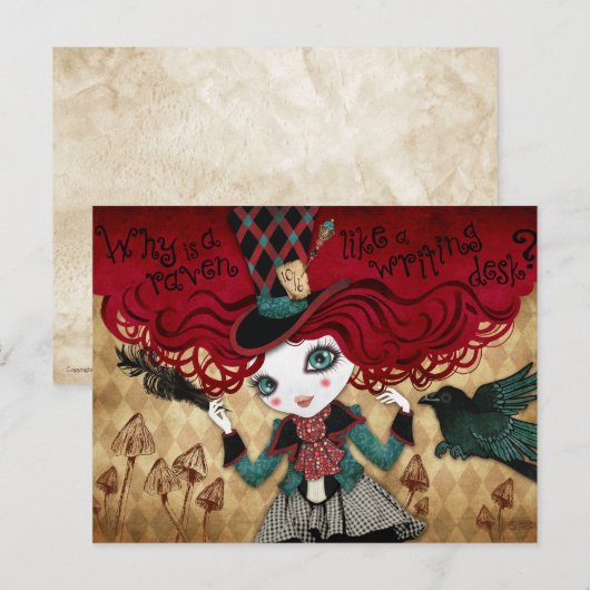 Mad Riddle Briefkaart (Voorkant / Achterkant)