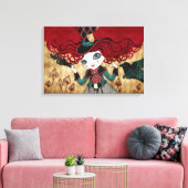 Mad Riddle Wrapped Canvas (Insitu (Woonkamer))