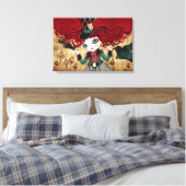 Mad Riddle Wrapped Canvas (Insitu (Slaapkamer))