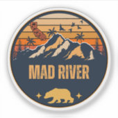 Mad River, Californië Sticker (Voorkant)