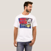 Mad River Pars -  etiket op fruitkratten T-shirt (Voorkant volledig)