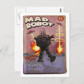 Mad Robot Pulp Hoesje Briefkaart (Voorkant / Achterkant)