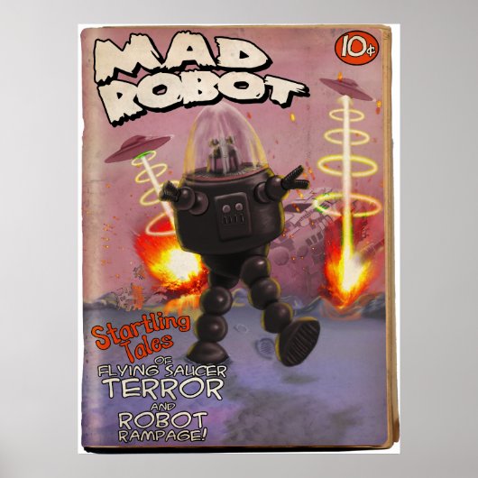 Mad Robot Pulp Hoesje Poster (Voorkant)