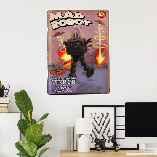 Mad Robot Pulp Hoesje Poster (Thuiskantoor)