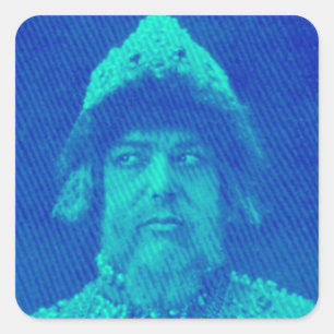 Mad Russisch uit de jaren 20 Vierkante Sticker