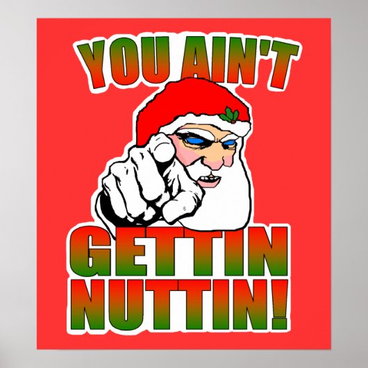 Mad Santa Poster (Voorkant)