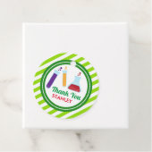 Mad Science Birthday Baby shower Bedankjes Labels (In situ)